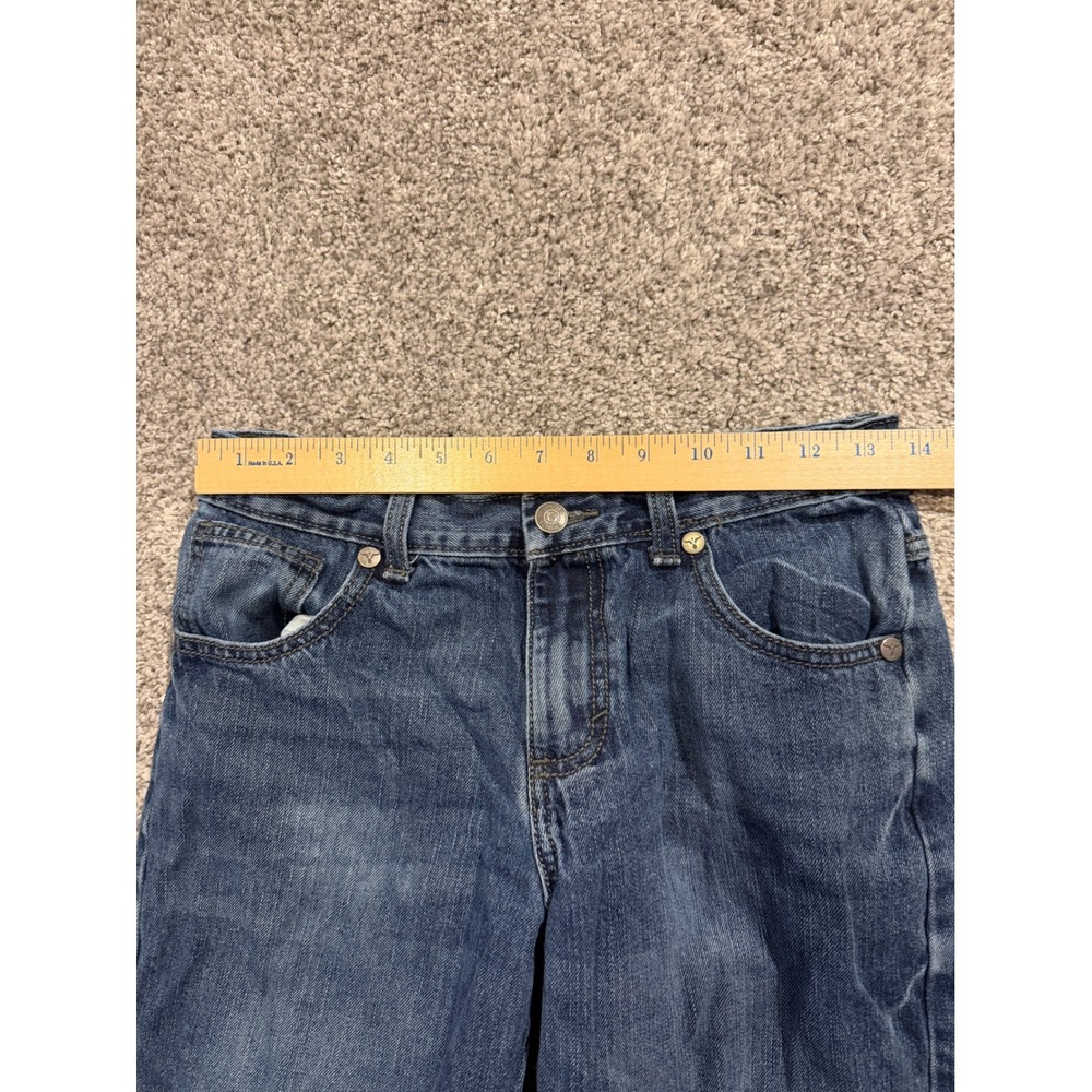 Wrangler 20X Jeans Kids 27X26 * Blue Denim Straight Leg Casual Pants - Picture 4 of 9